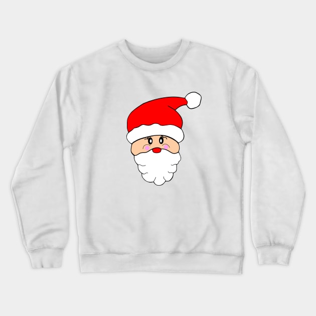 Christmas Santa Hat Crewneck Sweatshirt by SartorisArt1